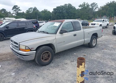 1998 Dodge Dakota Slt/Sport из США, поврежденный, VIN 1B7GL22X2WS677463